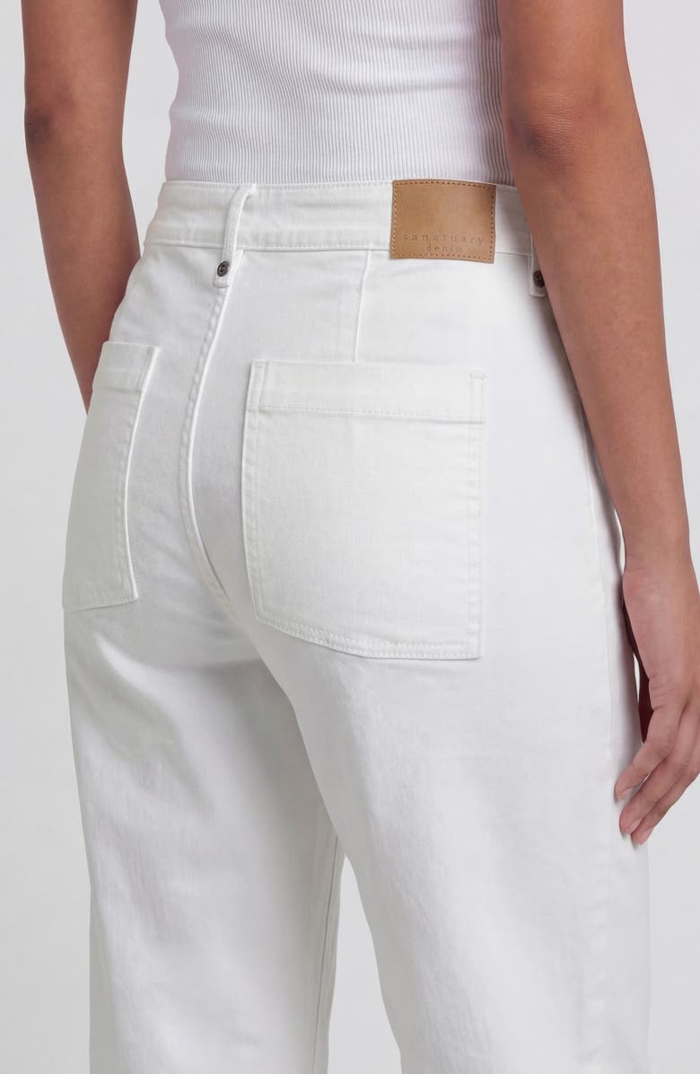 Sanctuary Denim Nixie Slim Straight Leg Jeans, Alternate, color, Chalk