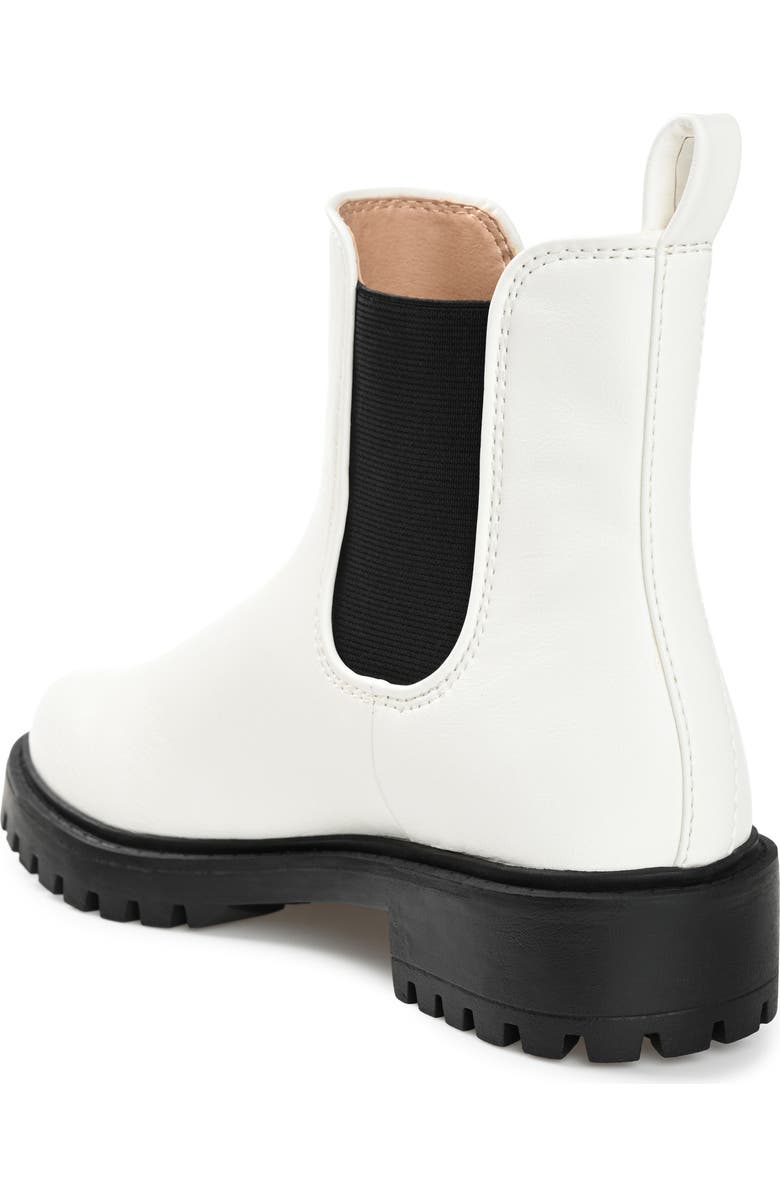 Journee Collection Kenova Bootie, Alternate, color, White