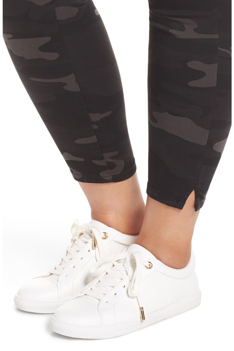 Ab-Solution Ankle Skimmer Jeans (Nordstrom Exclusive), Alternate, color, BLACK/ CAMO