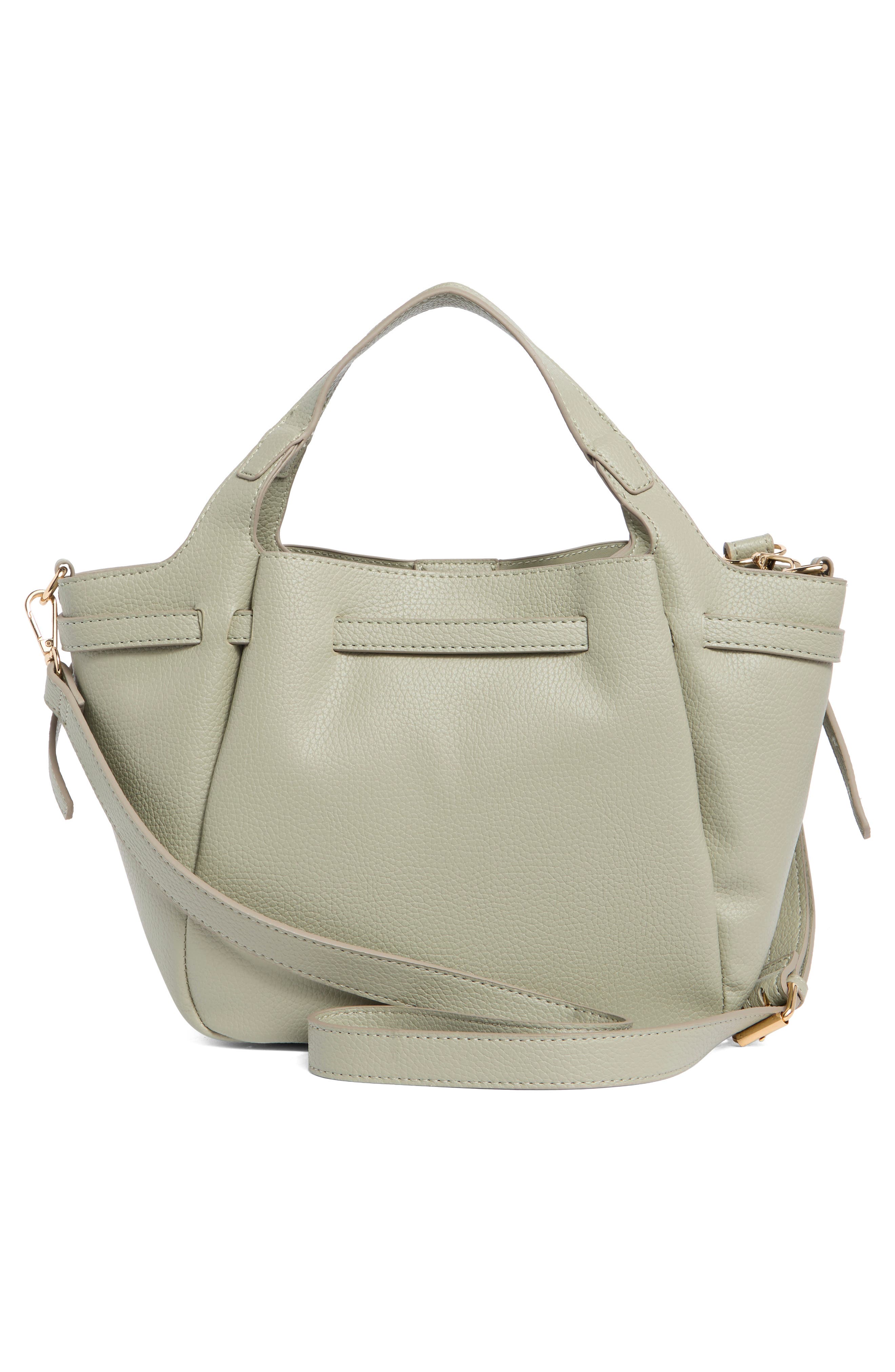 Nanette Lepore Walden Belted Satchel Bag, Alternate, color, Clary Sage