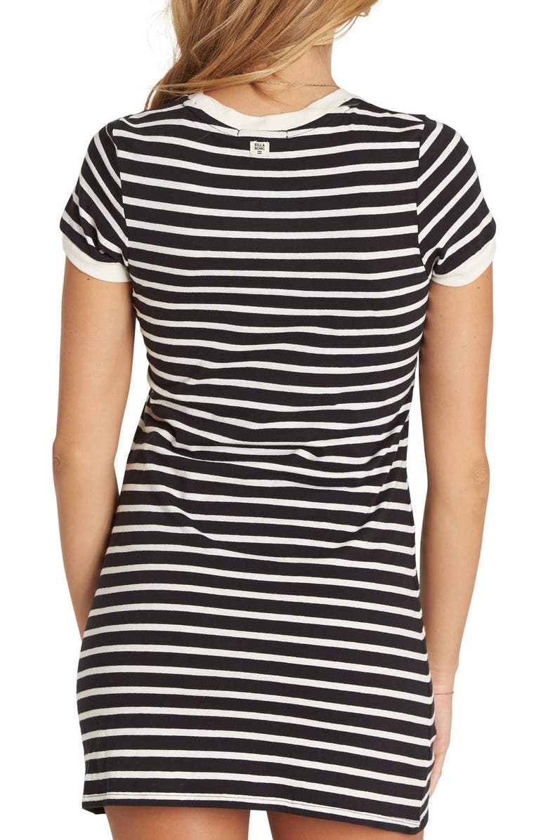 Billabong Go Around Stripe T-Shirt Dress, Alternate, color,