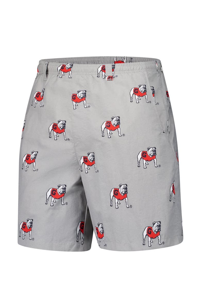Columbia Men's Columbia Gray Georgia Bulldogs Backcast III Printed Short, Alternate, color, Gray