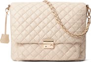 MZ Wallace Large Crosby Lock Quilted Nylon Crossbody Bag