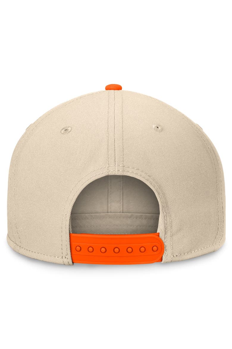 Men's Top of the World Khaki Oklahoma State Cowboys Goalaso Snapback Hat, Alternate, color, Khaki