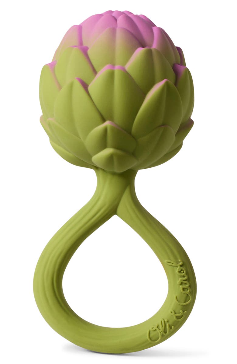 Oli&Carol Artichoke Rattle, Main, color,