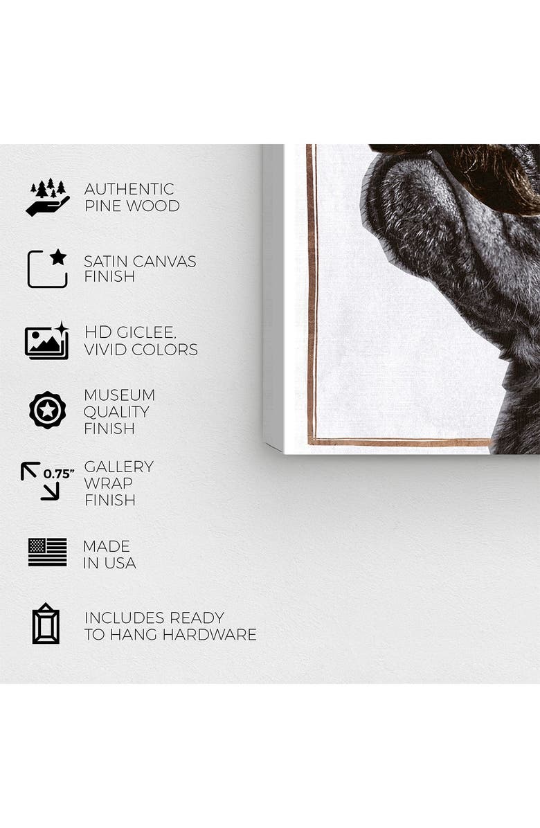 Wynwood Studio What a Gentleman Black Wall Art, Alternate, color, 