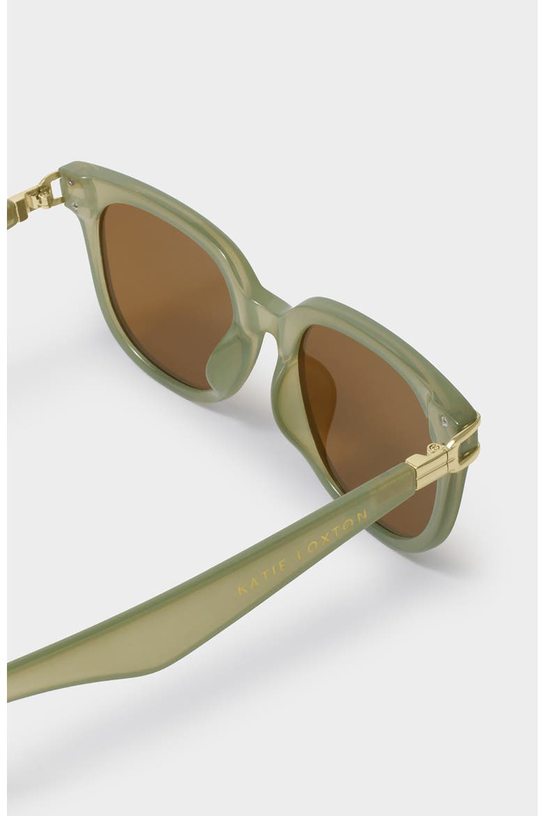 Manhattan Sunglasses, Alternate, color, Frosted Green Transparent