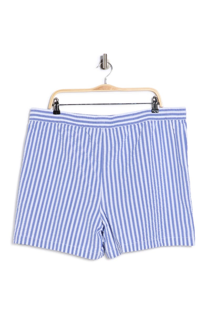 Tommy Bahama Frond Harbor Stripe 5-Inch Shorts, Alternate, color, Cobalt Haze