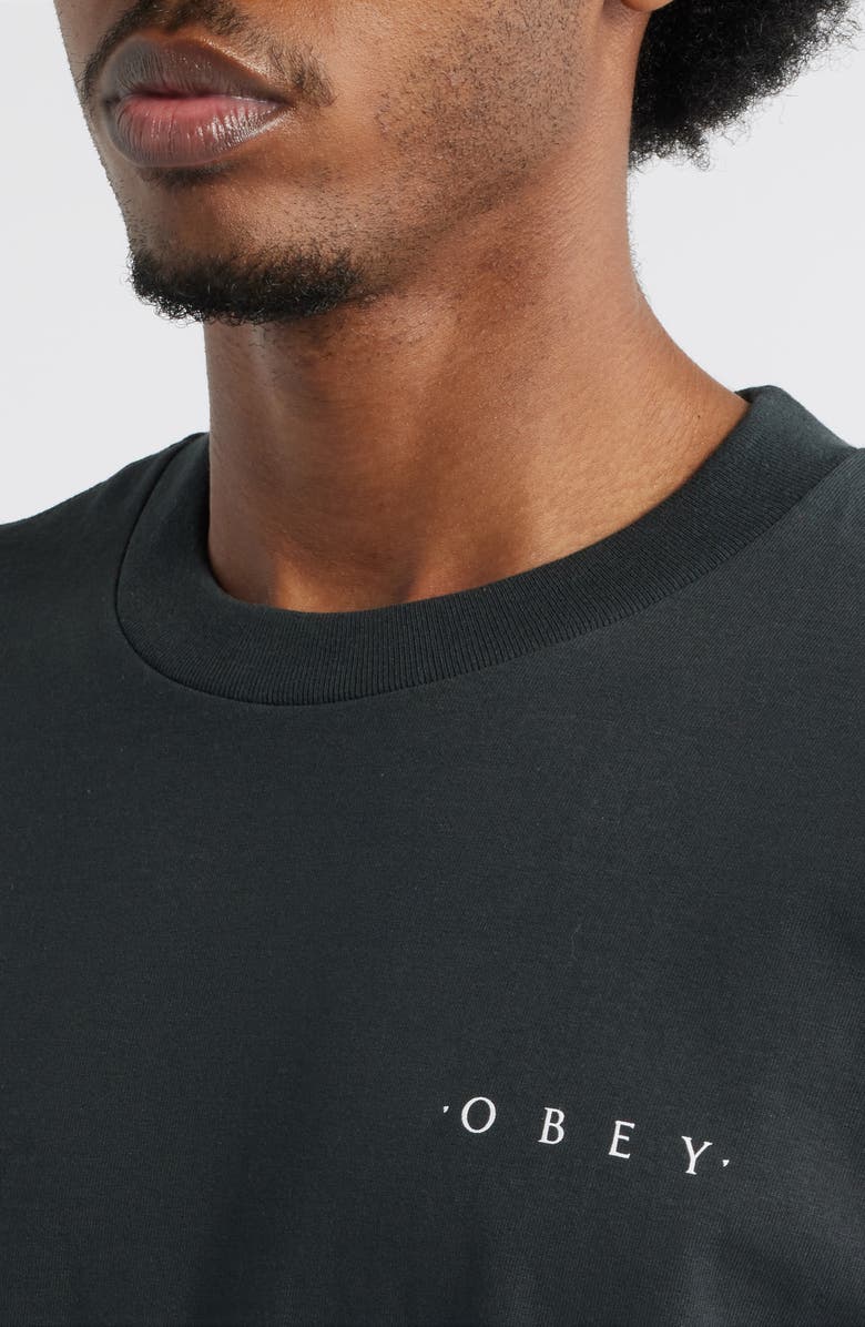 Obey Architecture of the Uni Cotton Graphic T-Shirt, Alternate, color, 