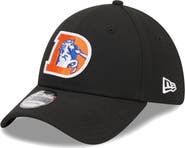 New Era Men's New Era Black Denver Broncos Throwback Main 39THIRTY Flex Hat