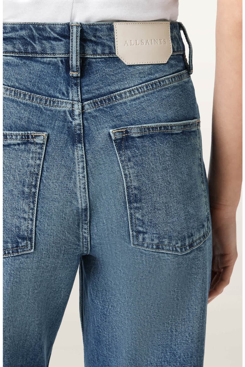 Ida High Waist Straight Leg Jeans, Alternate, color, MID INDIGO