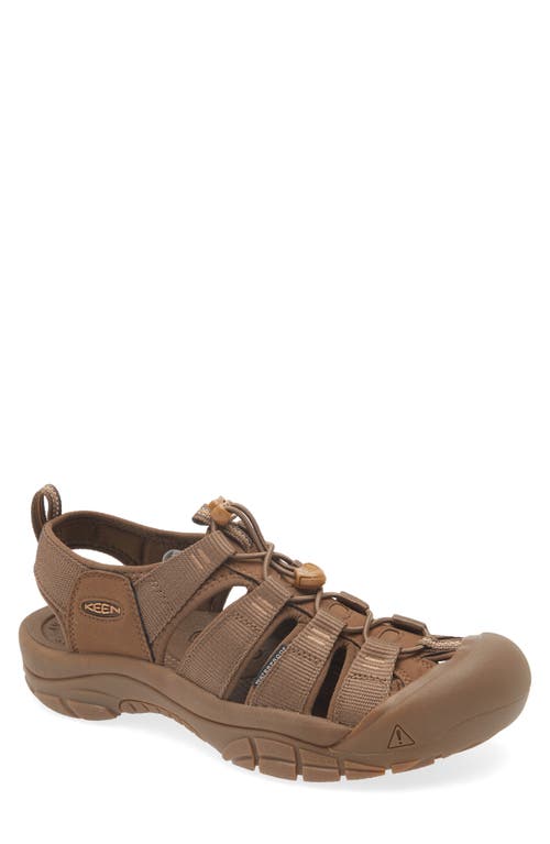 Keen Newport H2 Sandal In Monochrome/dark Earth