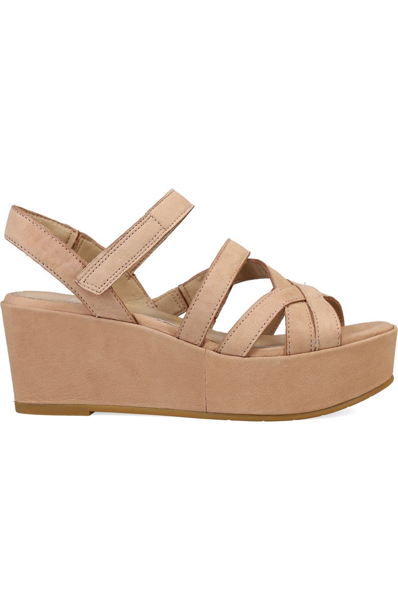 Eileen Fisher Mazy Strappy Platform Sandal, Alternate, color, Latte