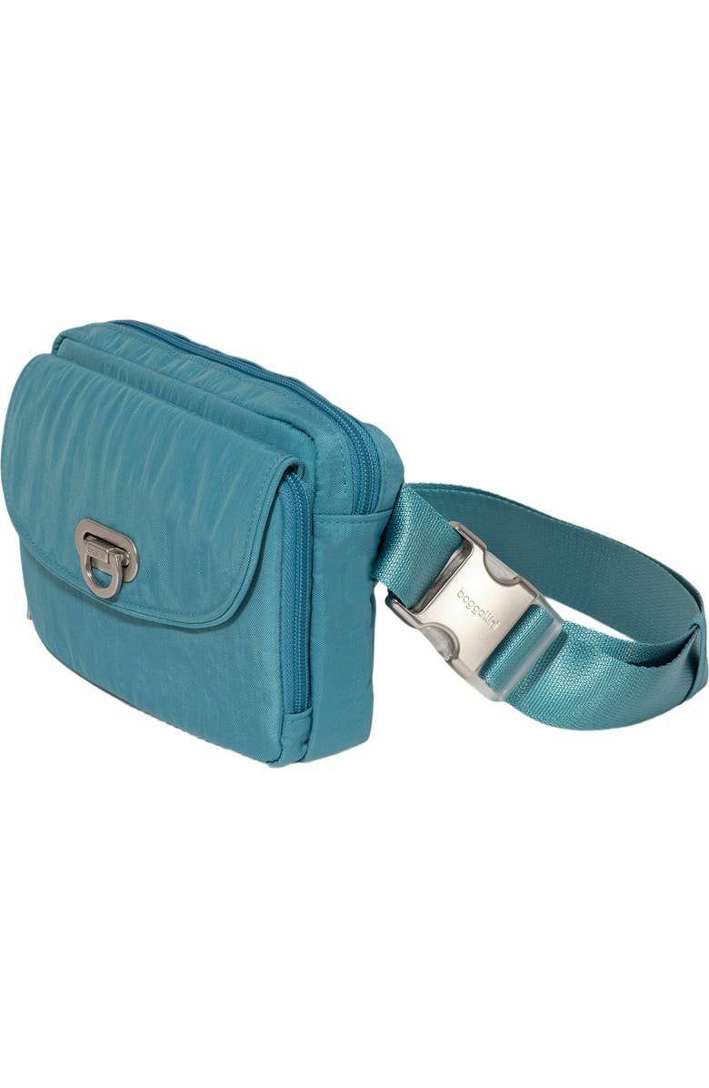 BAGGALLINI Coastal Flip Lock Sling Bag, Alternate, color, Seaside Blue