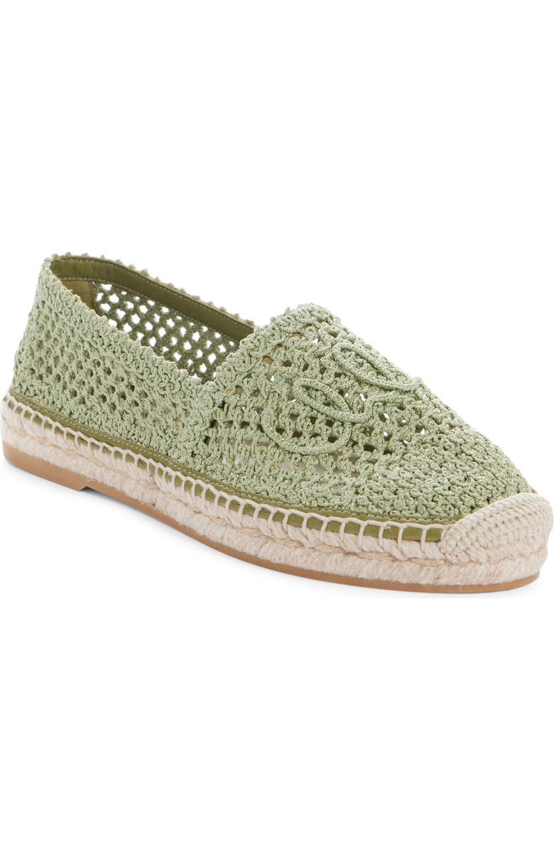 Chloé Isla Logo Espadrille, Main, color, Mint