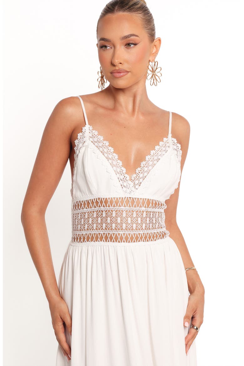 Kiran Lace Maxi Dress, Alternate, color, WHITE