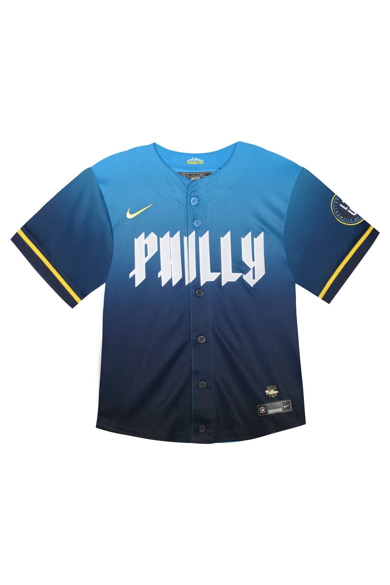 Toddler Nike  Blue Philadelphia Phillies City Connect Team Limited Jersey, Alternate, color, Blue