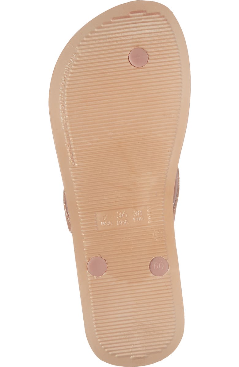 Ipanema Wedge Platform Flip Flop, Alternate, color, Pink/ Red