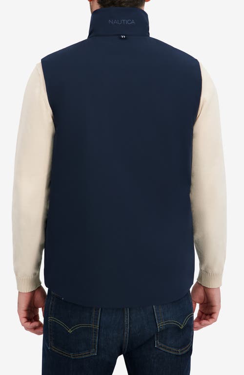 Nautica Transitional Packable Vest In Blue