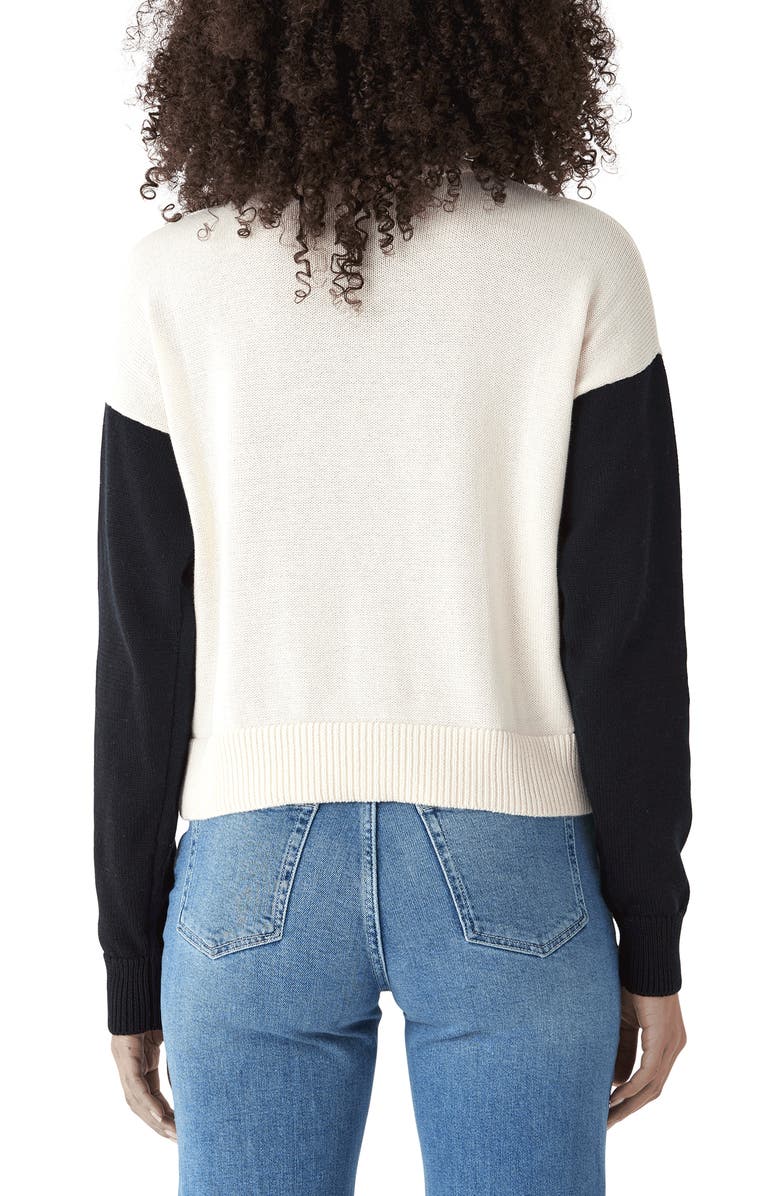 Threads 4 Thought Avery Color Block Turtleneck Sweater, Alternate, color, 