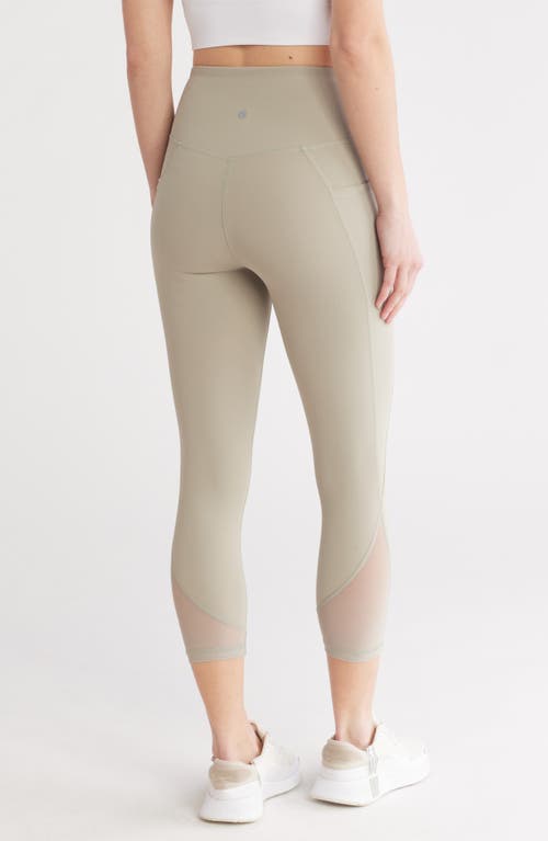 Shop Gottex Shaper Capri Leggings In Grey Sage
