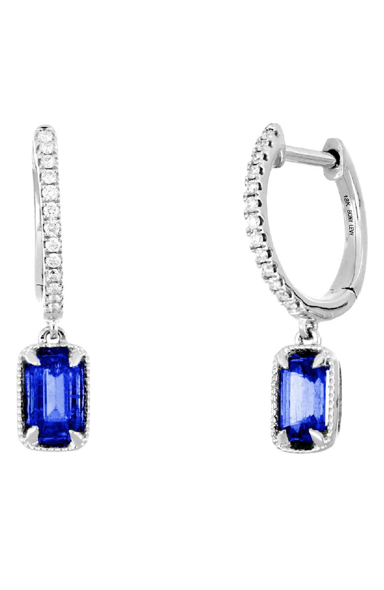 Bony Levy El Mar Sapphire & Diamond Drop Earrings, Main, color, 
