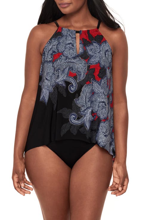 Steel Magnolias Peephole Tankini Top