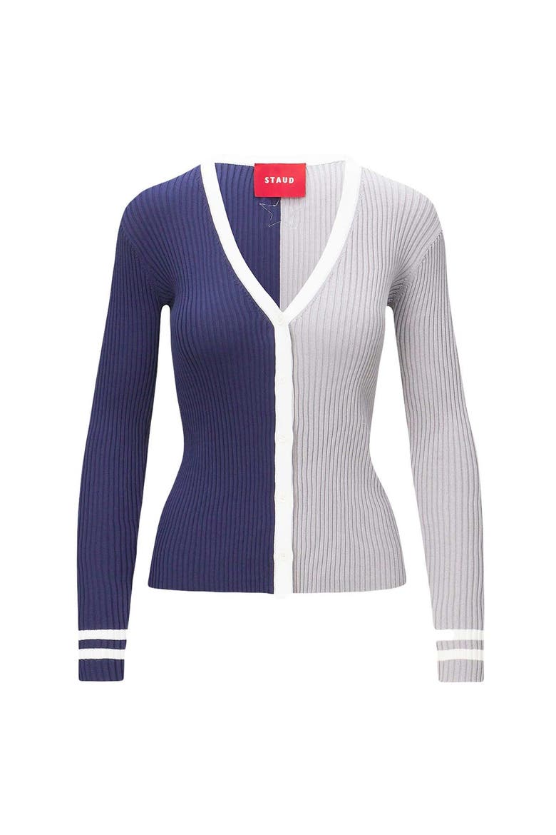Women's STAUD Navy/White Dallas Cowboys Cargo Sweater, Alternate, color, Navy