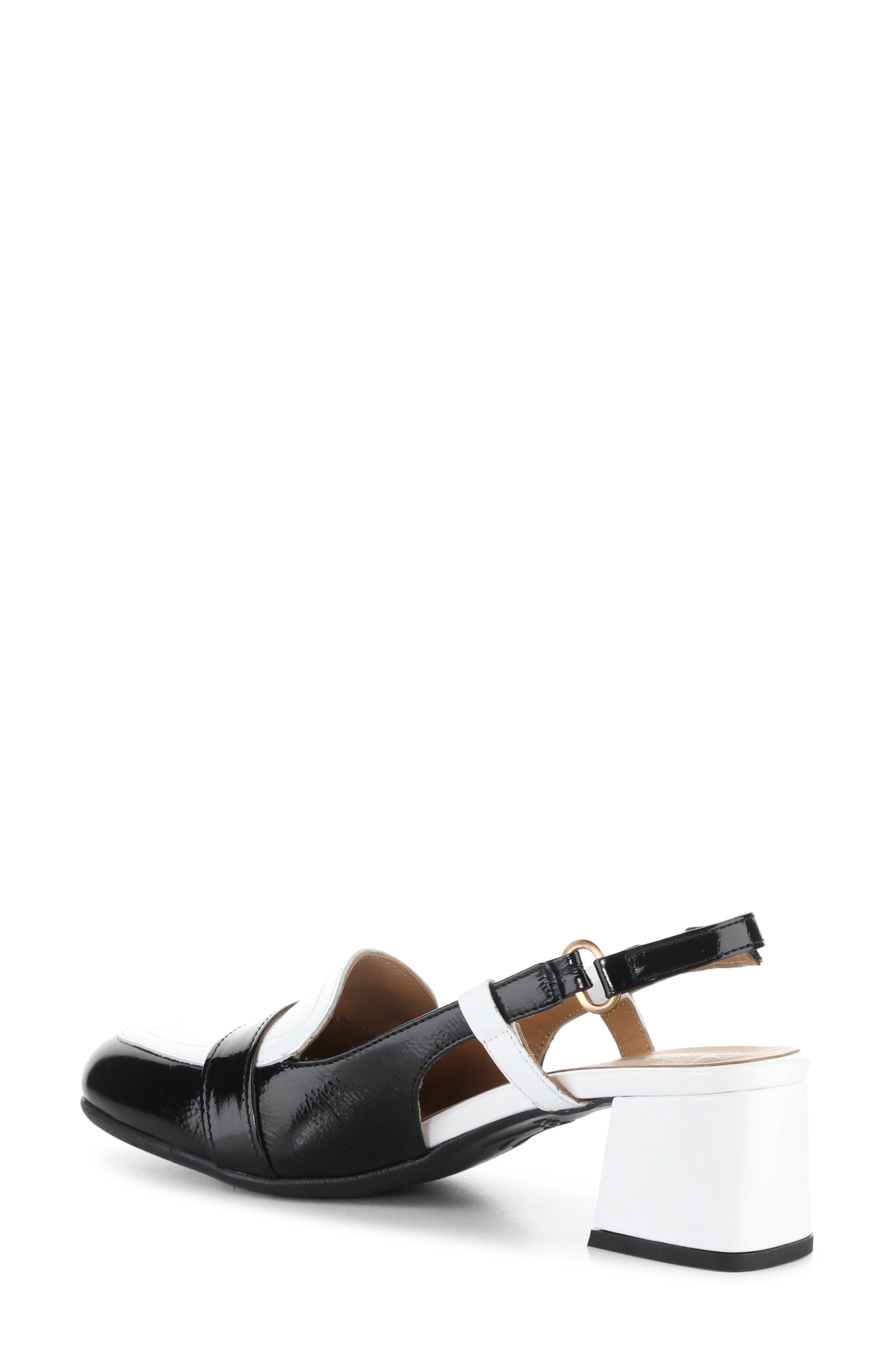 Fly London Pemy Slingback Pump, Alternate, color, Off White/ Black