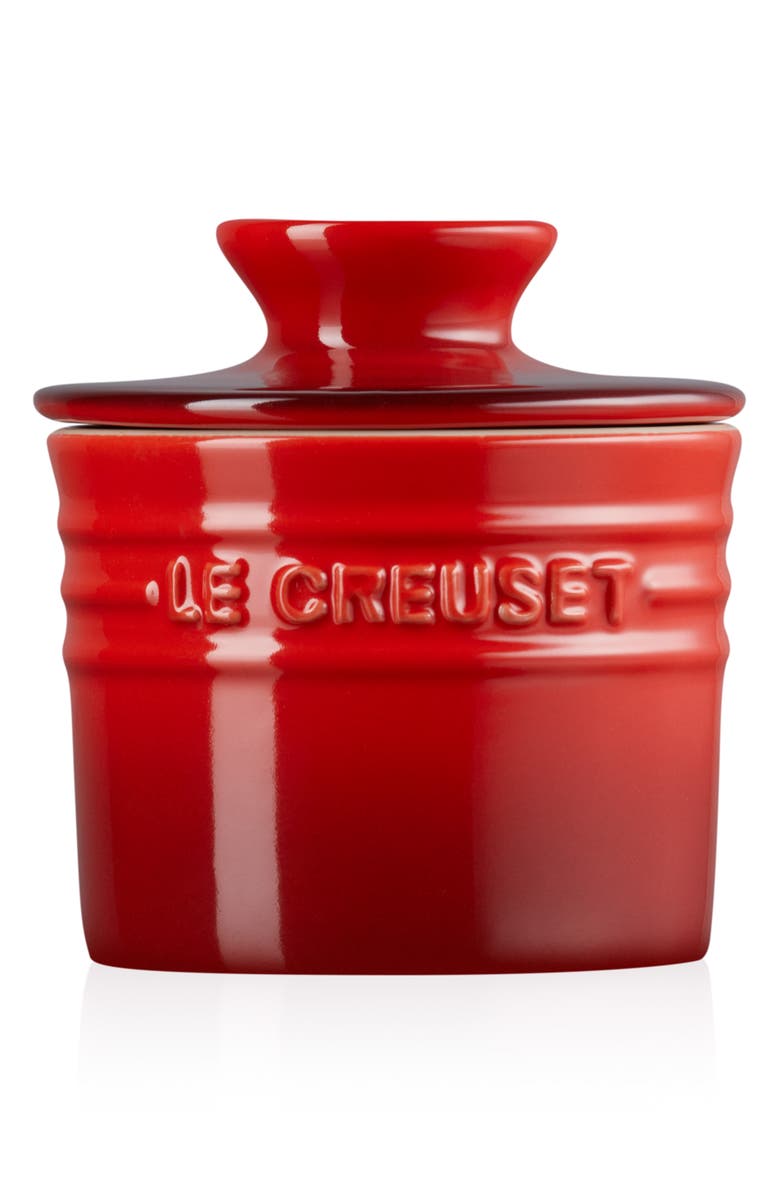 Le Creuset Butter Crock, Alternate, color, Cerise