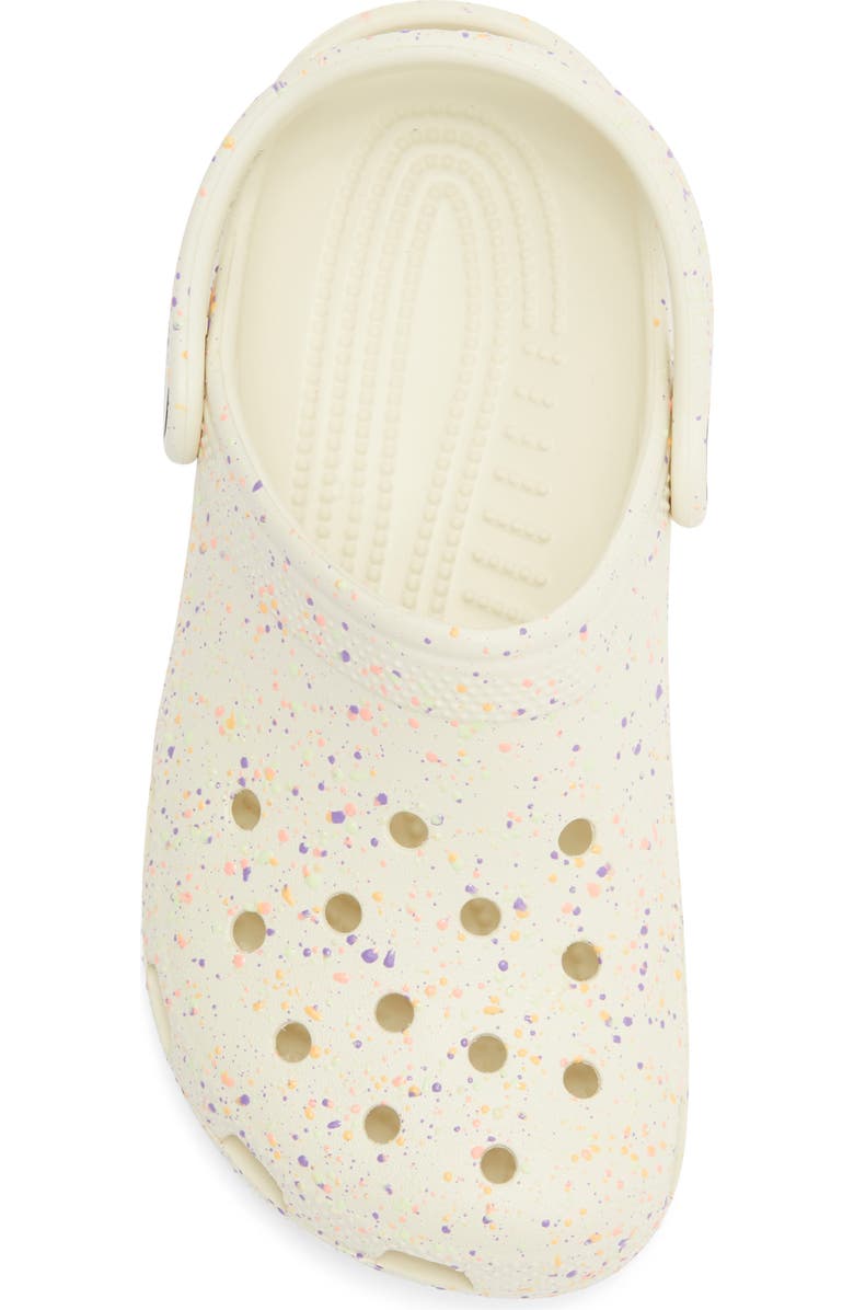 CROCS Kids' Classic Splatter Clog, Alternate, color, Summit White/ Multi