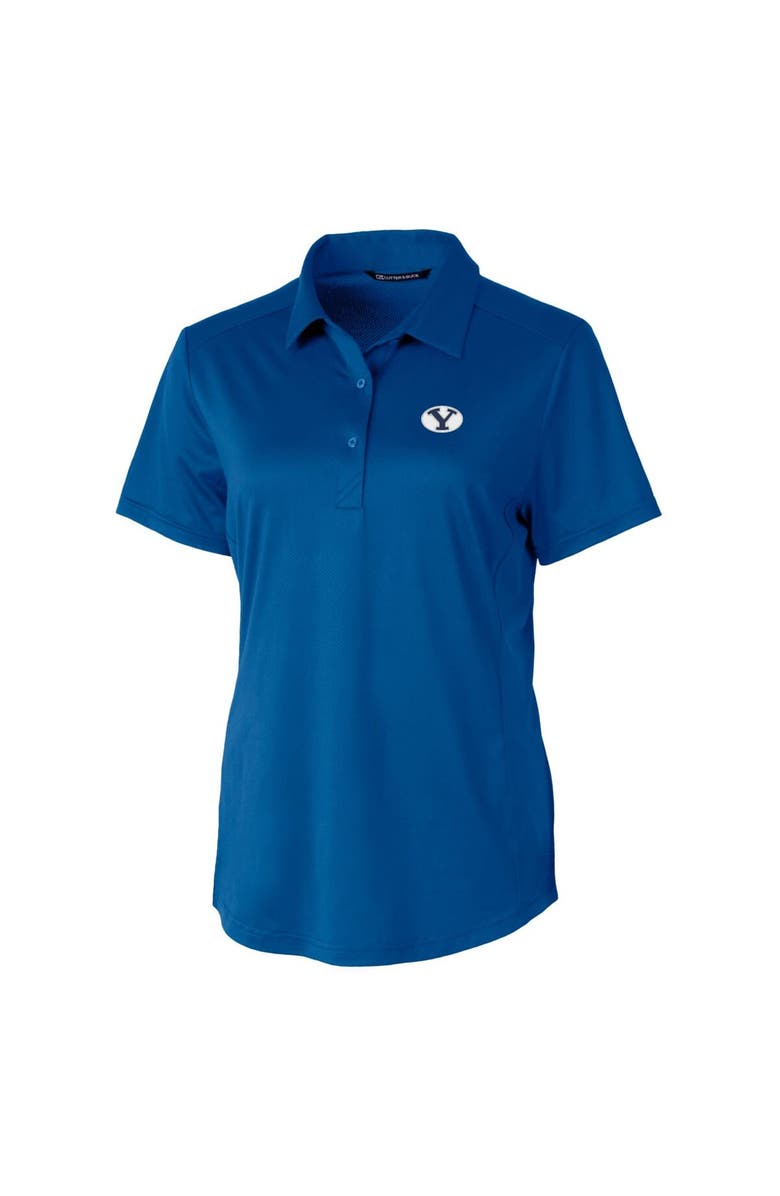 Cutter & Buck Women's Cutter & Buck Royal BYU Cougars Prospect Textured Stretch Polo, Alternate, color, Royal