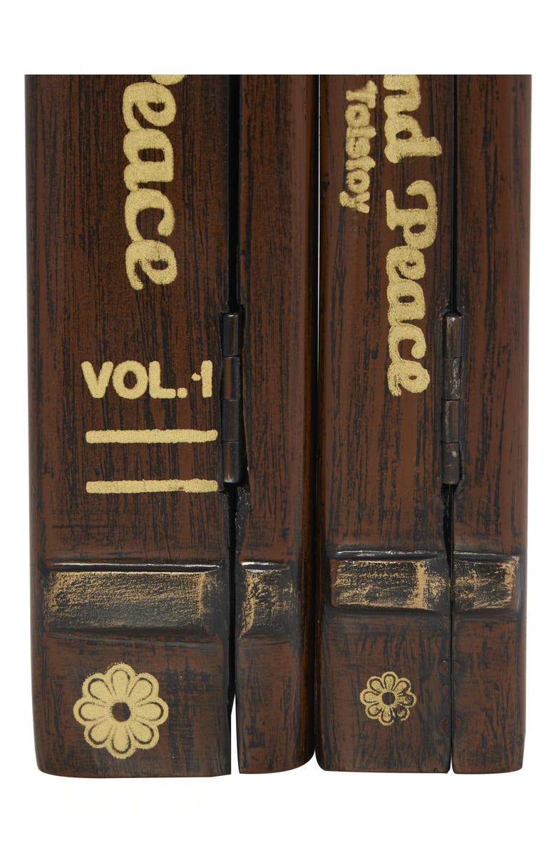 SONOMA SAGE HOME Set of 3 War & Peace Decorative Keepsake Boxes, Alternate, color, Brown