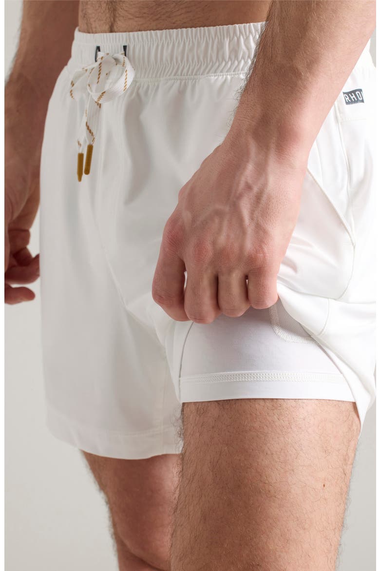 Pursuit 5-Inch Lined Shorts, Alternate, color, WHITE