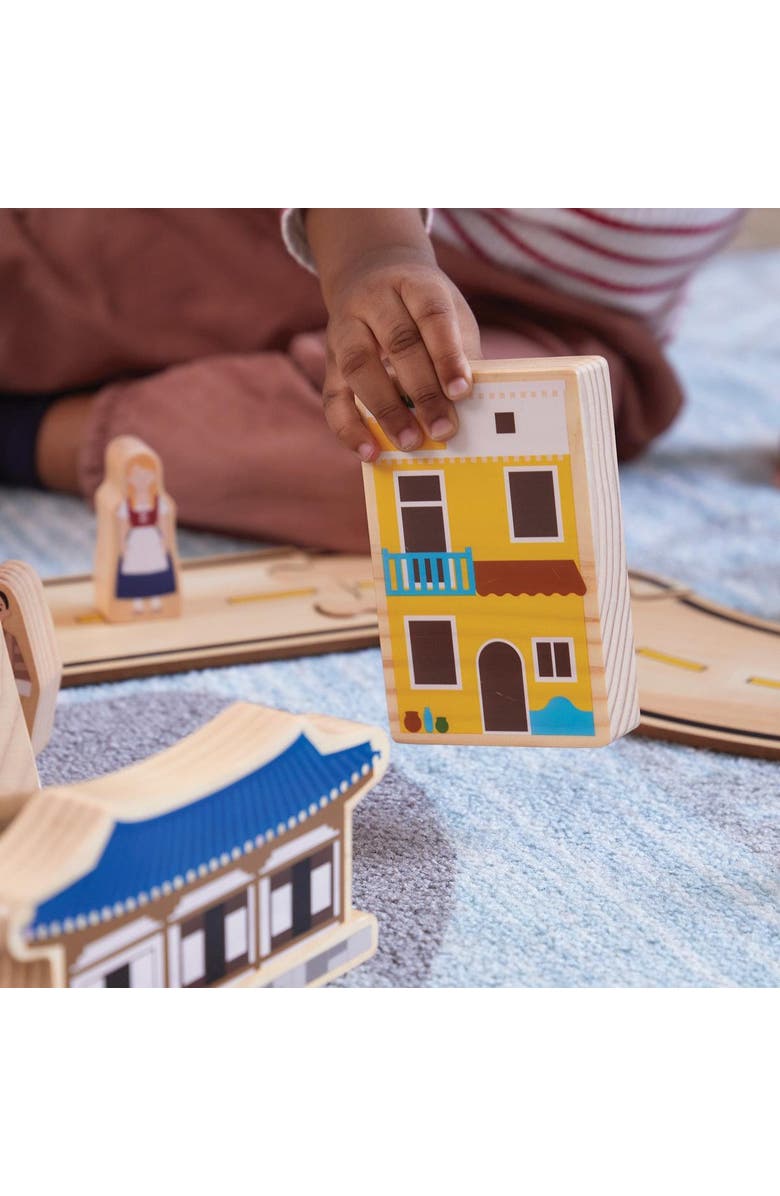 Kaplan Early Learning Company Traditional International Homes Set - 15 Pieces, Alternate, color, Multicolored