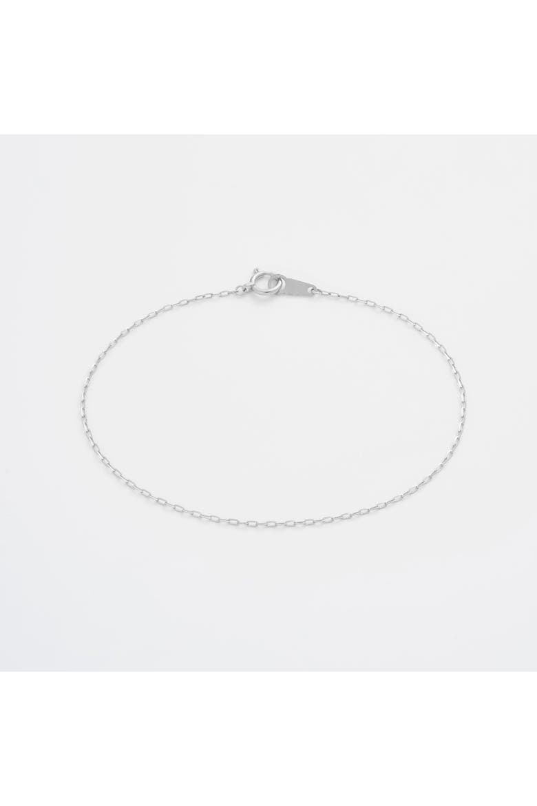 Cable Chain Bracelet, Main, color, Platinum