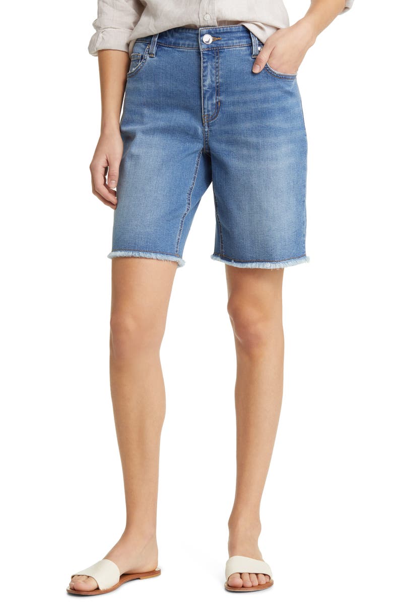 Tommy Bahama Boracay Cutoff Denim Bermuda Shorts, Main, color, 
