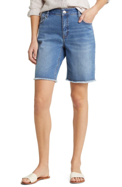 Boracay Cutoff Denim Bermuda Shorts