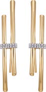 Vince Camuto Crystal Pavé Fish Hook Earrings