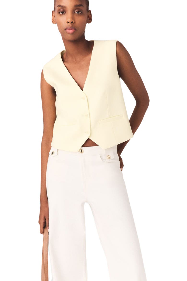 Tailored jacket, Alternate, color, Pale yellow