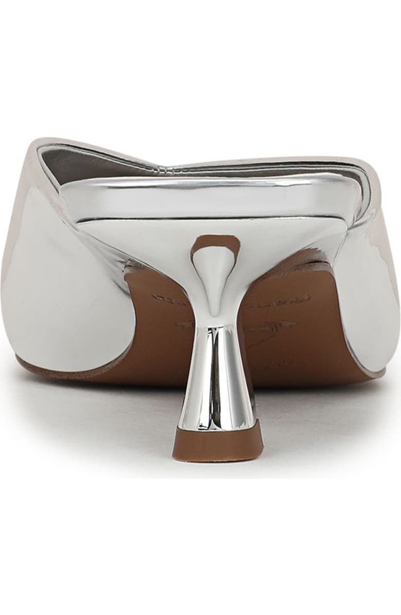 Franco Sarto Jayda Kitten Heel Mule, Alternate, color, Silver