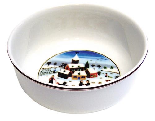 Villeroy & Boch Naif Christmas Bowl In White