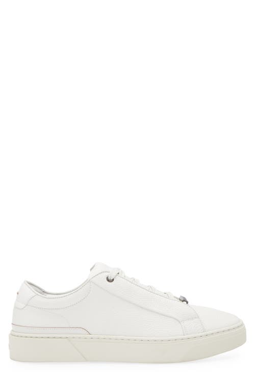 Hugo Boss Boss Gary Tennis Shoe In Open White