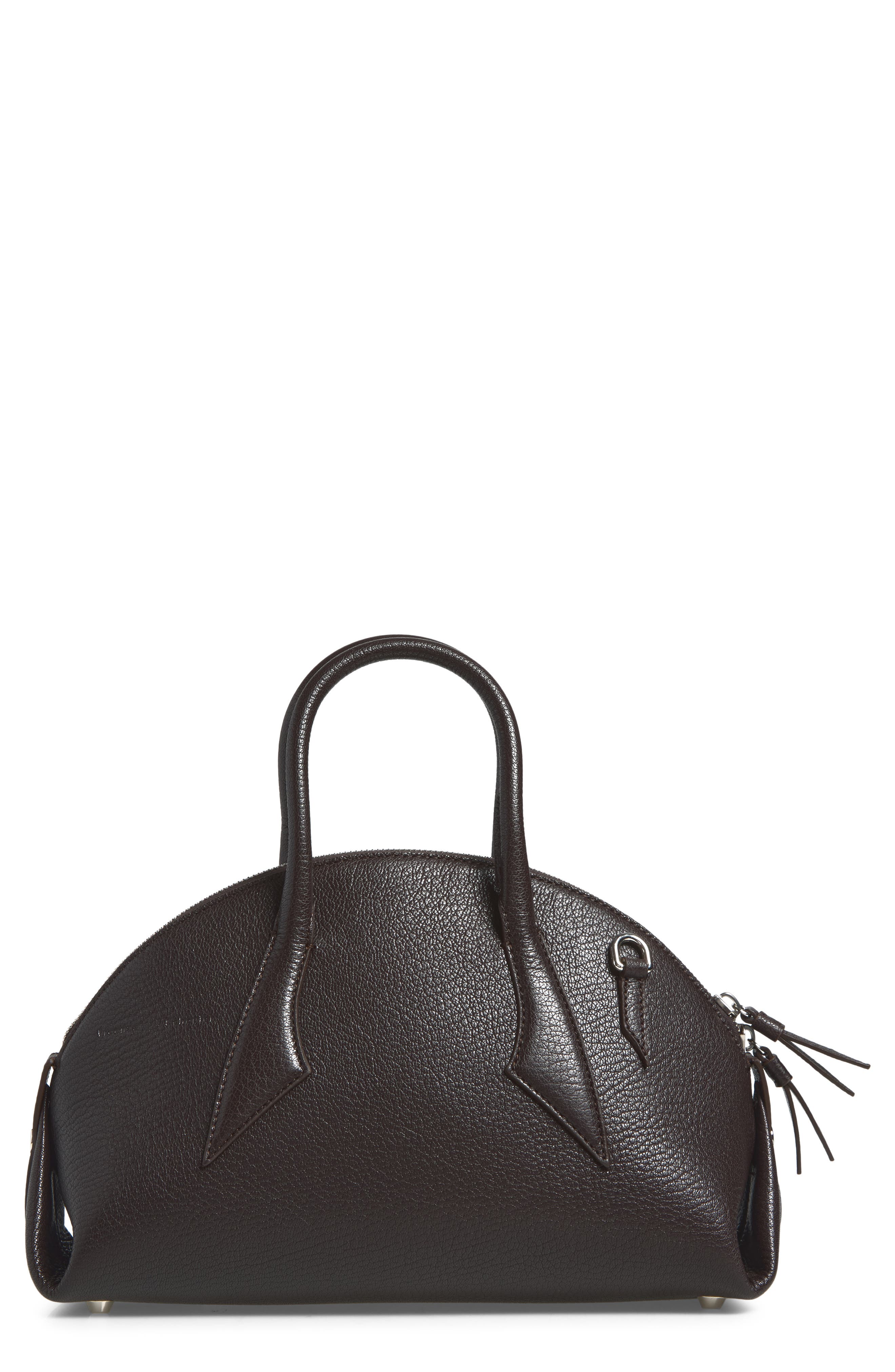 Small Bowler Bag, Main, color, EBONY