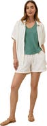 Pact Organic Cotton Coastal Double Gauze Curved Hem Short