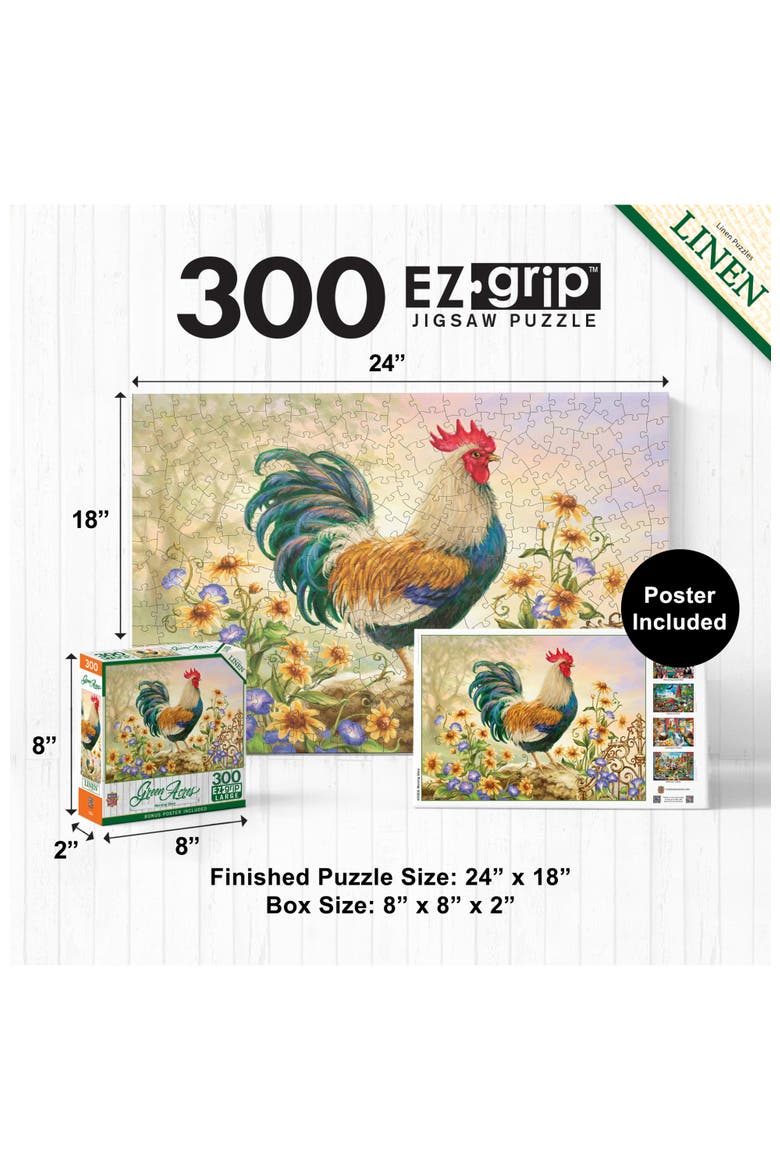 Morning Glory 300 Piece Jigsaw Puzzle, Alternate, color, Multicolor