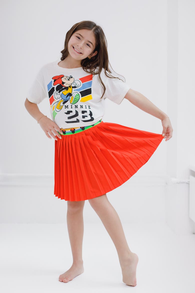 Minnie Mouse 2-Piece T-Shirt and Skort Set, Alternate, color, Minnie Mouse Red