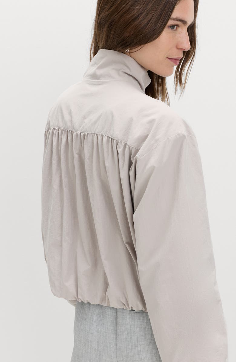 M&S Funnel Neck Jacket, Alternate, color, Grey