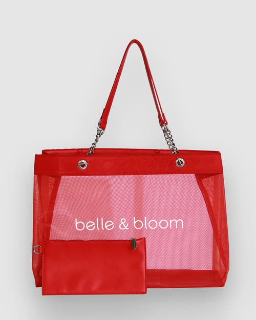 Belle & Bloom Wild Lover Tote Bag In Red