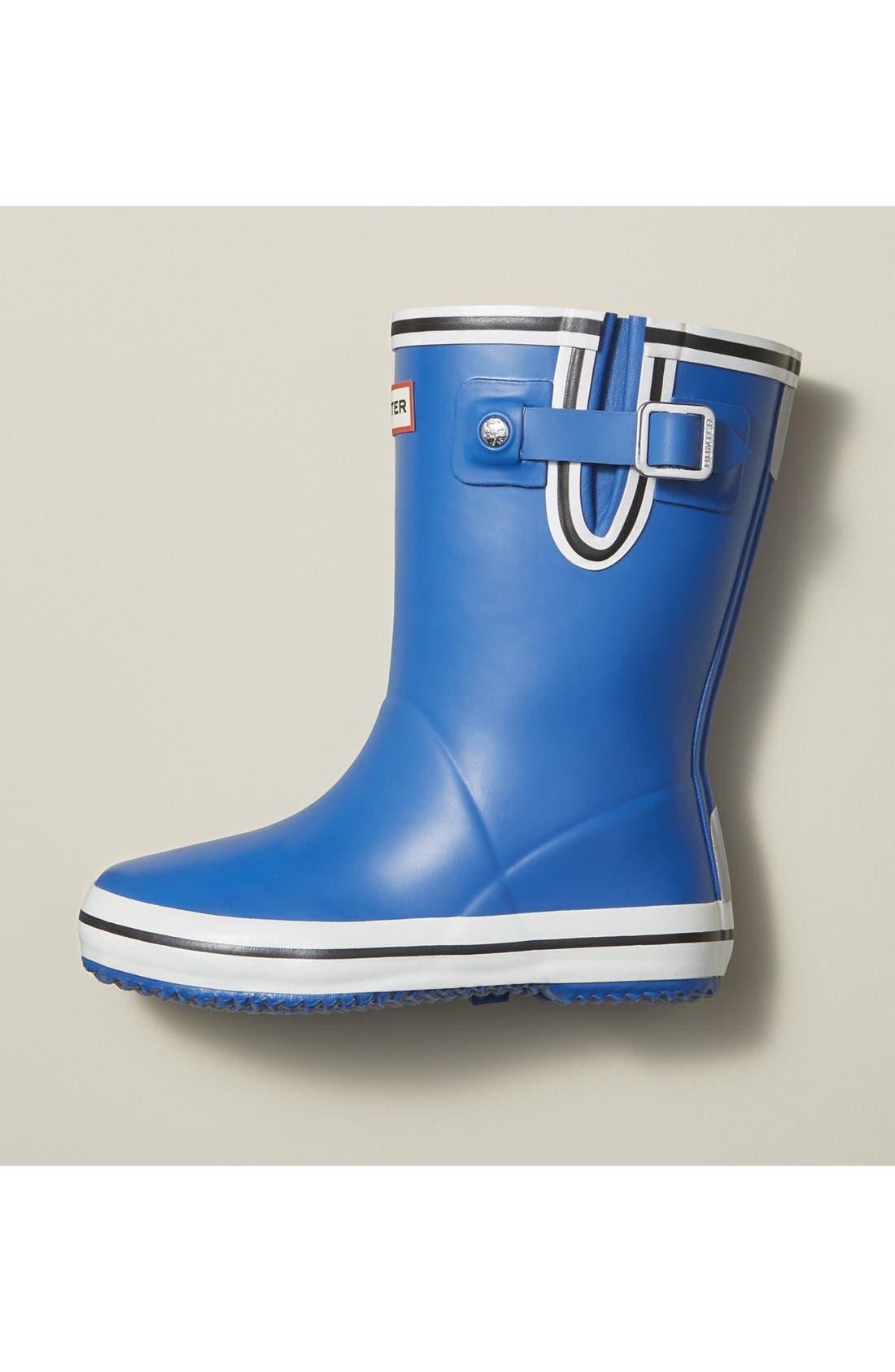 Buoy Stripe Rain Boot, Alternate, color, BLUE/ WHITE